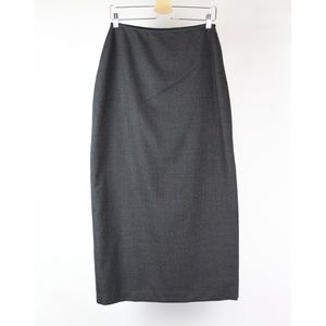 Herman Geist Skirt Wool Long Lined Size 10 Gray